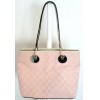 Gucci Bag GG Medium Tote White Pale Pink Canvas Tote VTG