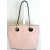 Gucci Bag GG Medium Tote White Pale Pink Canvas Tote VTG